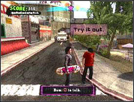 Talk to women near the van - East LA #3 - Game Guide - Tony Hawks American Wasteland Game Guide