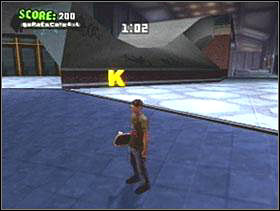 K-Near the small waterfall - The Mall - Game Guide - Tony Hawks American Wasteland Game Guide