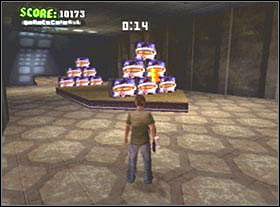 E-At end of the level, on the first floor - The Mall - Game Guide - Tony Hawks American Wasteland Game Guide