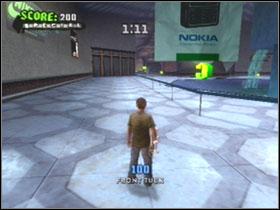 Combo starts from long rail on the left side of the pool - The Mall - Game Guide - Tony Hawks American Wasteland Game Guide