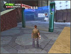 Near the pool and stairs - The Mall - Game Guide - Tony Hawks American Wasteland Game Guide
