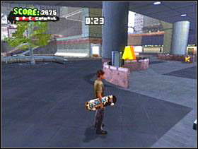 A-Next to gates to lower level of airport - Kyoto - Game Guide - Tony Hawks American Wasteland Game Guide