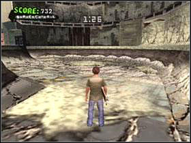 Get into hole with rubble - Kyoto - Game Guide - Tony Hawks American Wasteland Game Guide