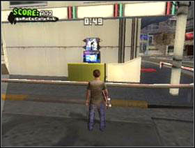 Near the wall of white building, close to bridge from right side of level - Kyoto - Game Guide - Tony Hawks American Wasteland Game Guide
