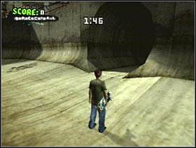 T-In tunnel in big channel - Ruins - Game Guide - Tony Hawks American Wasteland Game Guide