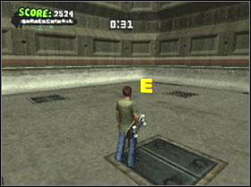 E-Roof of grey building - Ruins - Game Guide - Tony Hawks American Wasteland Game Guide