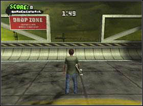 Launch from ramp in middle and do spine transfer - Ruins - Game Guide - Tony Hawks American Wasteland Game Guide