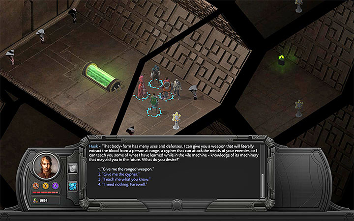 Choose your reward - Necropolis Map - M13 - Valley of Dead Heroes - Torment: Tides of Numenera Game Guide