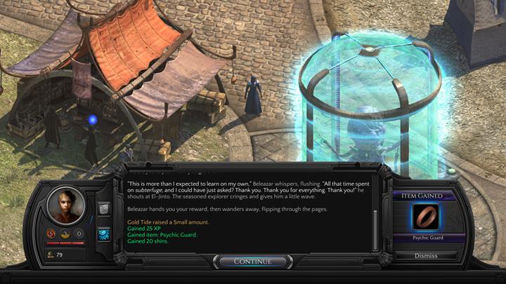 Its not worth it to seek punishment for Beleazar. - Beleazar and the Beast - side quest walkthrough | Circus Minor - Sagus Cliffs: Circus Minor - Torment: Tides of Numenera Game Guide