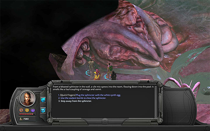Use the quest items youve found at the interactive spots around the whirlpool - Into the Depths - main quest walkthrough | Bloom Heart - Bloom: Bloom Heart - Torment: Tides of Numenera Game Guide