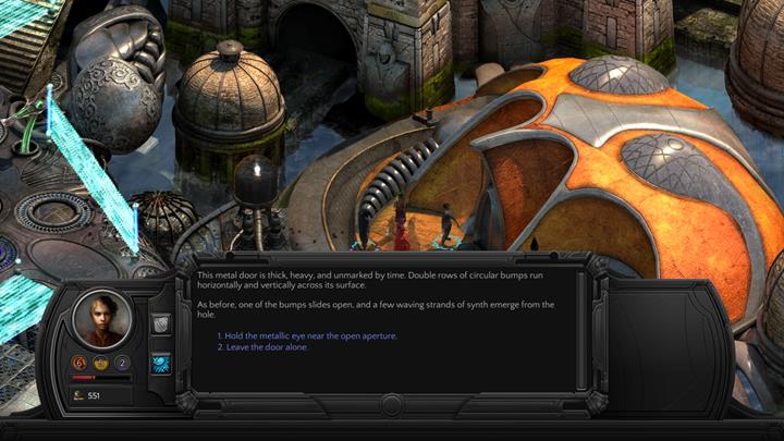Entrance to the Lazaret. - The Anechoic Lazaret - side quest walkthrough | Government Square - Sagus Cliffs: Government Square - Torment: Tides of Numenera Game Guide