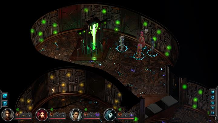 Keep going towards the panels and remove the conscience of the Peerless - The Anechoic Lazaret - side quest walkthrough | Government Square - Sagus Cliffs: Government Square - Torment: Tides of Numenera Game Guide