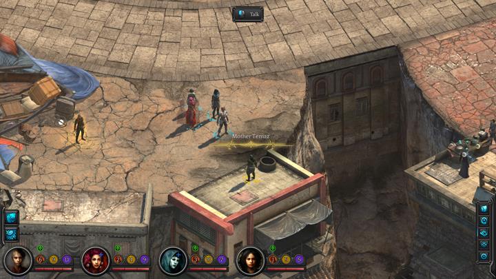 Speak with Mother Temaz about the problem with one of her sons. - Wayward Son - side quest walkthrough | Cliffs Edge - Sagus Cliffs: Cliffs Edge - Torment: Tides of Numenera Game Guide