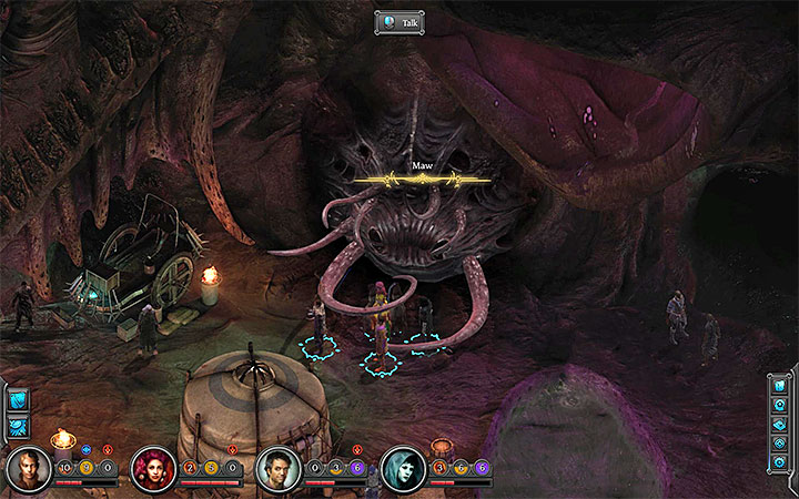 The Maw is located on the northern wall of Chiurgeon Slump - How to reach the Trade Post and Ascension in Bloom? - Puzzles and additional activities - Torment: Tides of Numenera Game Guide