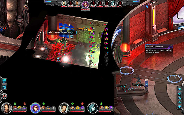 Use area-of-effect attacks when the enemies gather near the narrow door. - Dracogens Price - main quest walkthrough | Memoviras Courtyard - Bloom: Memoviras Courtyard - Torment: Tides of Numenera Game Guide