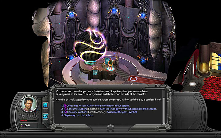 You must give consecutive unlock instructions by the Cortex - Covetous Hearts - side quest walkthrough | Lost Anchorage - Bloom: Small Nihilesh - Torment: Tides of Numenera Game Guide