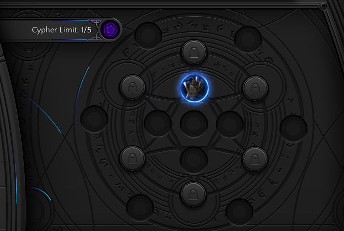 The inventory contains a separate section for cyphers, with a certain limit depending on your skill set. - Artifacts and Cyphers | Gameplay basics - Gameplay basics - Torment: Tides of Numenera Game Guide