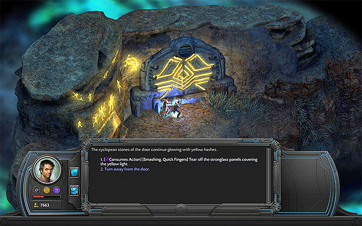 Defeat the enemies or quickly unlock the entrance to the cave - The Right To Exist - main quest walkthrough | The Finale - The Finale - Torment: Tides of Numenera Game Guide