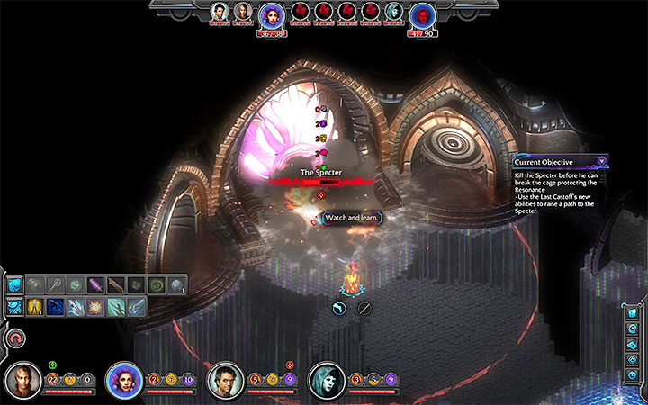 Use your whole party to attack the Specter - The Right To Exist - main quest walkthrough | The Finale - The Finale - Torment: Tides of Numenera Game Guide