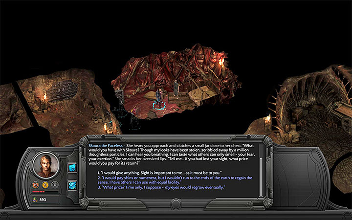 Promise to help Skoura - What the Winds Took - side quest walkthrough | Vast Interior - Bloom: Vast Interior - Torment: Tides of Numenera Game Guide