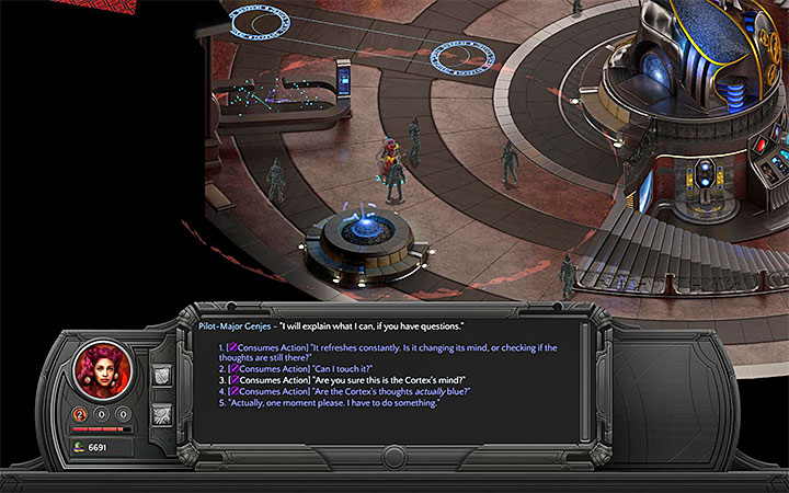 Major has to be accompanied by one of your party members - Familiar Skies - side quest walkthrough | Lost Anchorage - Bloom: Small Nihilesh - Torment: Tides of Numenera Game Guide