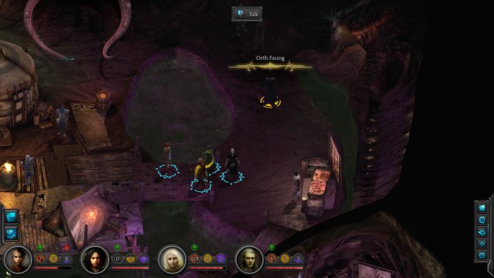 Talk to Orth Faung, a man encountered in Chiurgeon Slump - The Empty Cage (Aligern) | Companion quests - Companion quests - Torment: Tides of Numenera Game Guide