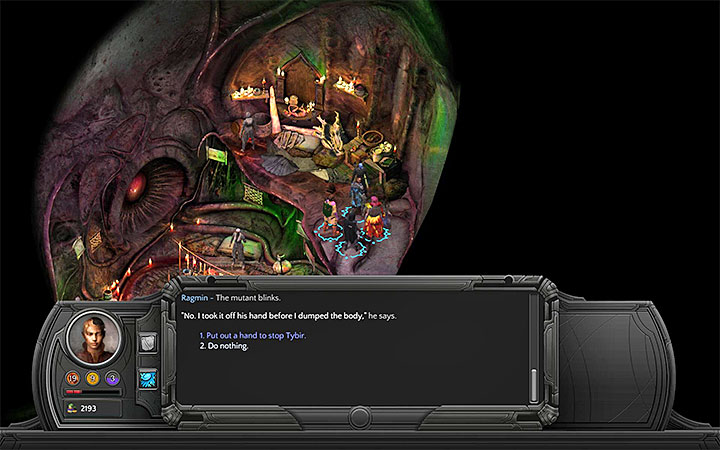 Stop Tybir or allow him to murder Ragmin - Broken Hearts (Tybir) | Companion quests - Companion quests - Torment: Tides of Numenera Game Guide