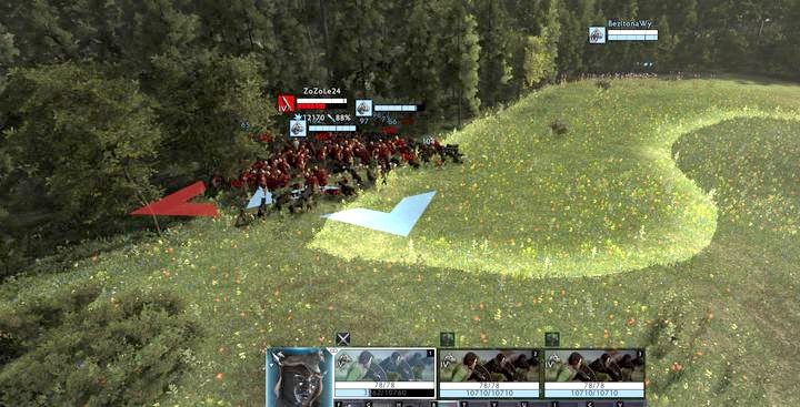 War dogs and their masters receive a bonus to the forest and high grass areas. You can utilize them to flank smaller units and force them to surrender. - War Hounds in Total War: Arena - Units, Items & Tips - Total War Arena Game Guide