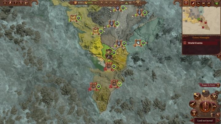 You'll start the game in the north of the map - Total War Warhammer 3: Nurgle - how to start? - Nurgle - Total War Warhammer 3 Guide