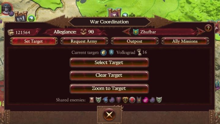 Check the number of Allegiance points - Total War Warhammer 3: Diplomacy - Basics - Total War Warhammer 3 Guide
