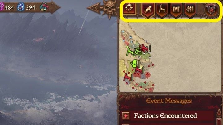 From the left - Total War Warhammer 3: User Interface - Campaign Map - Total War Warhammer 3 Guide