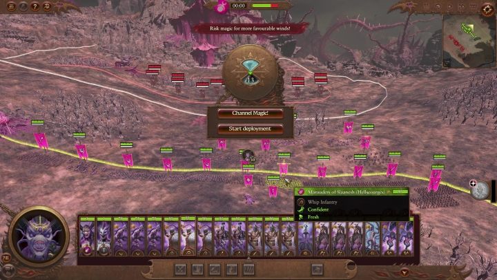 Almost every battle starts with drawing Winds of Magic (you can read more about them on a separate page: Winds of Magic and spells) - Total War Warhammer 3: Battles - Military - Total War Warhammer 3 Guide