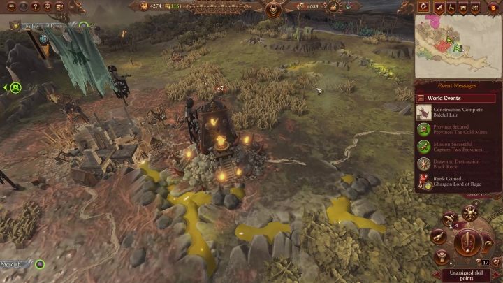 On the campaign map, you will recognize the piles by the two red skulls. - Total War Warhammer 3: Khorne - unique mechanics - Khorne - Total War Warhammer 3 Guide