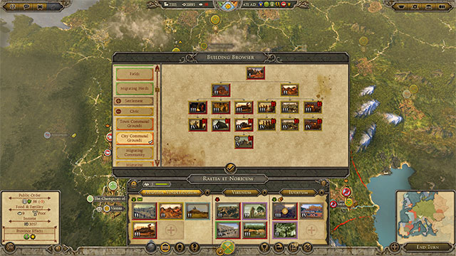 In this section you will find general information about buildings types possible to place both in settlements and Horde camps - Buildings - Nation management - Total War: Attila - Game Guide and Walkthrough