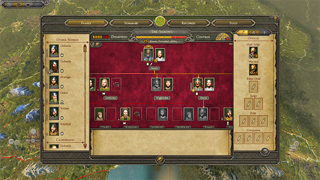 Court consists of all characters that have influence on the fate of country - the ruler (high king, emperor) with his wife and kids, the rest of ruling family, including heir, other nobles (name differs based on culture - Court - Court and state authority - Total War: Attila - Game Guide and Walkthrough