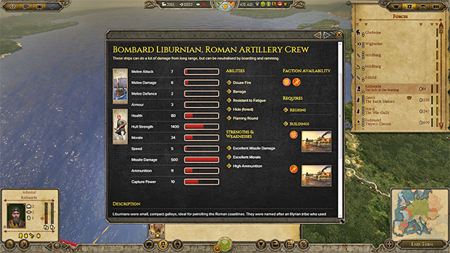 In many details fleets are similar to land armies - Fleet - War - Total War: Attila - Game Guide and Walkthrough