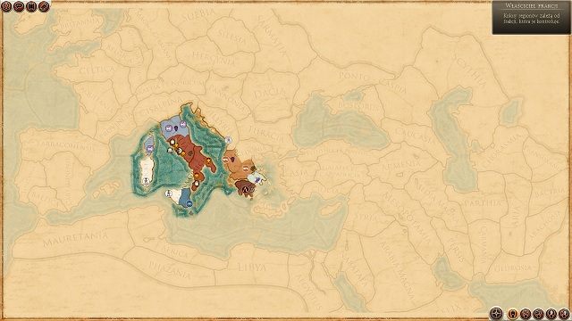 When you select any town, youll get a province management screen - Interface | Strategic map - Strategic map - Total War: Rome II Game Guide