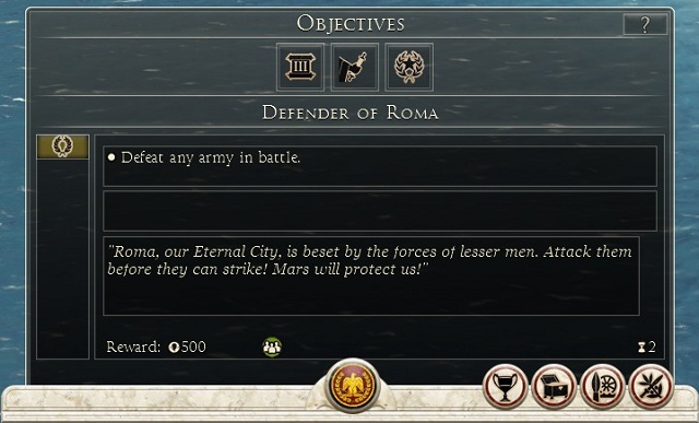Completion of ordered objectives shouldnt overshadow the greater plan - Objectives and missions | Strategic map - Strategic map - Total War: Rome II Game Guide