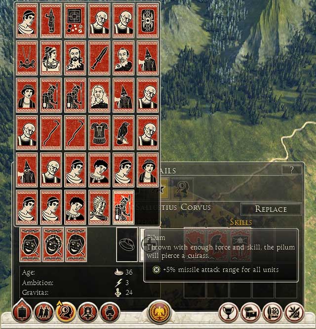 During the game youll get countless items and helpers. - Leader | Army - Army - Total War: Rome II Game Guide