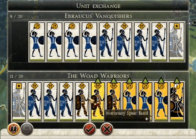 If the goal of your march is a hostile general or enemy settlement, youll be able to fight a battle - Moving your forces | Army - Army - Total War: Rome II Game Guide