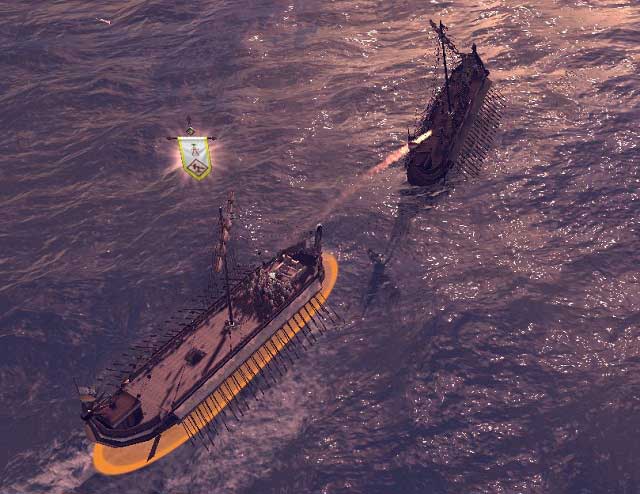 Fast board ships should attack and block heaviest enemy units - Naval battles | Battle - Battle - Total War: Rome II Game Guide