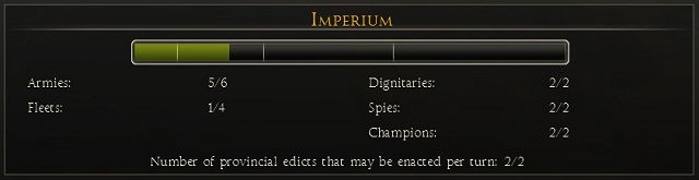 The last one is diplomacy window, showing your relations with neighboring countries: active military allies, defensive allies, trade partners and declared wars - Domestic policy | Politics - Politics - Total War: Rome II Game Guide