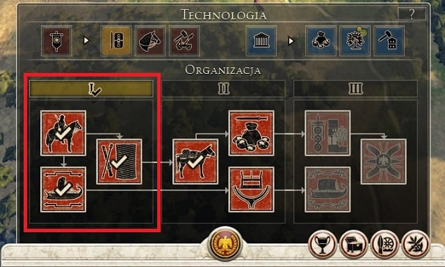 Research can be queued by choosing more advanced technology in the tree - your scientist will slowly work in the direction given by you - Technology | Strategic map - Strategic map - Total War: Rome II Game Guide