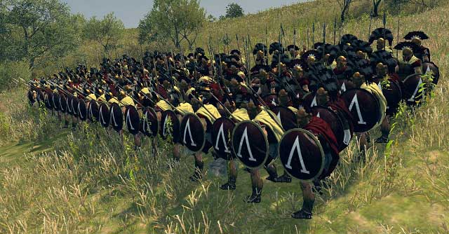This kind of infantry has been equipped with several meters pikes, which can be used to create phalanx - Land units | Army - Army - Total War: Rome II Game Guide