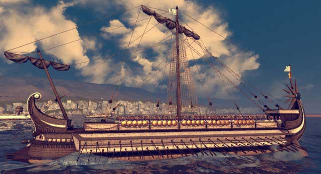 On board of these ships youll find archers, spearmen, slingers and small war machines - Naval units | Army - Army - Total War: Rome II Game Guide
