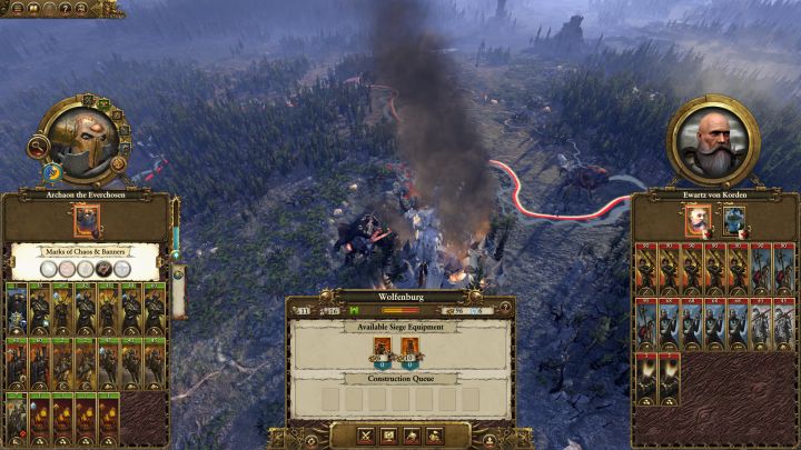 The pre-battle screen contains valuable information - the condition of both armies, potential reinforcements and so on. - General information | Battles - Battles - Total War: Warhammer Game Guide