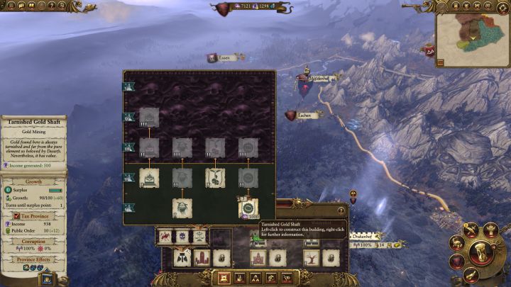 Tarnished Gold Shaft, your first major income building. - Vampire Counts Campaign Walkthrough and Tips - Vampire Counts - Total War: Warhammer Game Guide