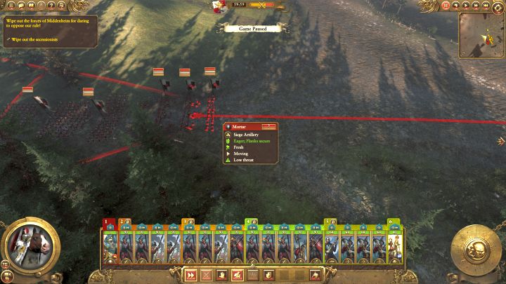 Eliminate the enemy artillery as quickly as you can. - Empire Campaign Walkthrough and Tips - Empire - Total War: Warhammer Game Guide