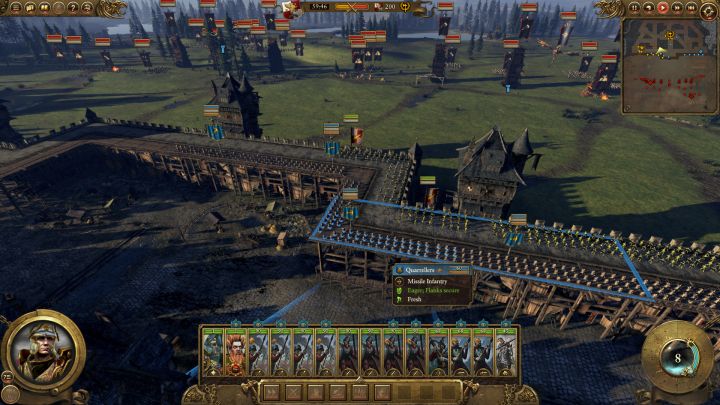 You should set up melee troops on top of walls. - Sieges | Battles - Battles - Total War: Warhammer Game Guide
