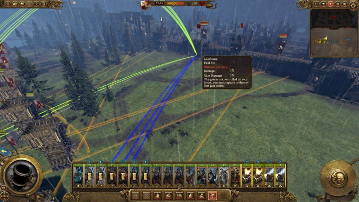 As the attacking side you must first break through the defenses. - Sieges | Battles - Battles - Total War: Warhammer Game Guide